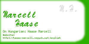 marcell haase business card